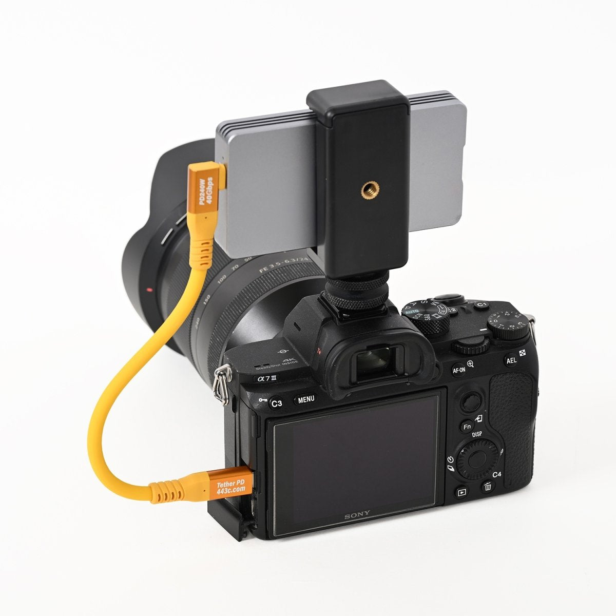 TETHER ONE PD USB-C 高速夜光拍攝傳輸線系列｜Tough Guard 固定板