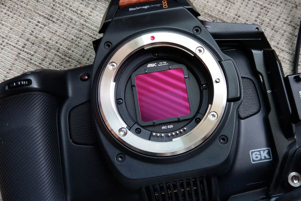 紅外線攝影 - 已改機用內置型濾鏡 for Canon APS-C 系列, BMPCC 6K 和 6K Pro